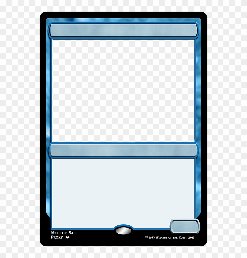 Mtg M Blue Creature - Magic The Gathering Frame, HD Png Download ...