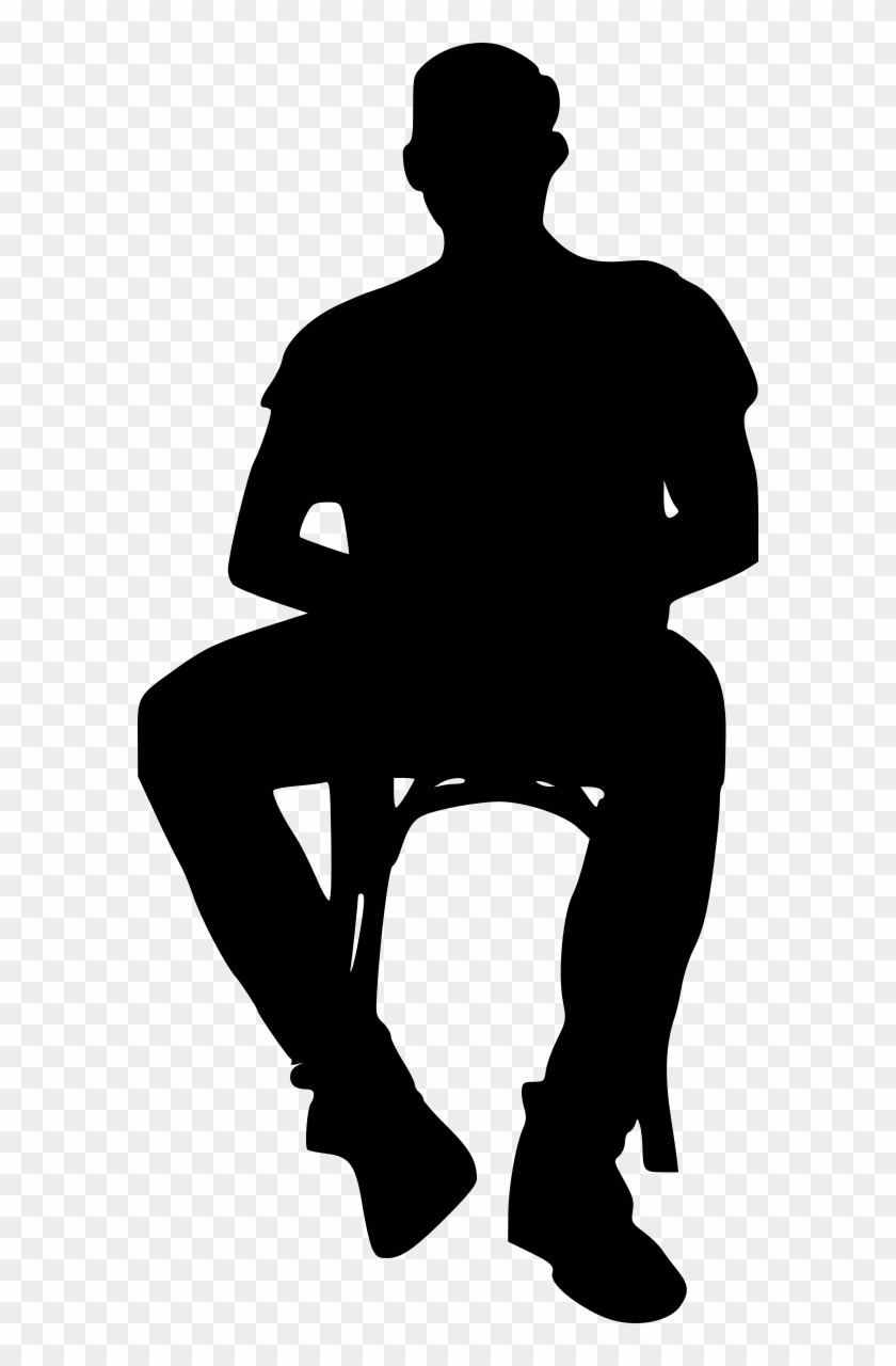 Person Sitting On Chair Silhouette Png - Silhouette Sitting On Chair ...