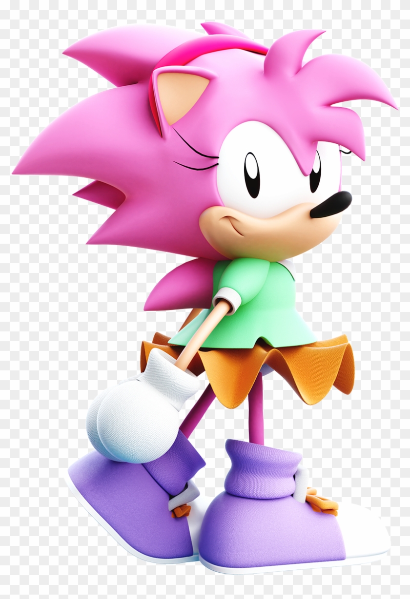 Sonic Classic Amy Rose, HD Png Download , Transparent Png Image