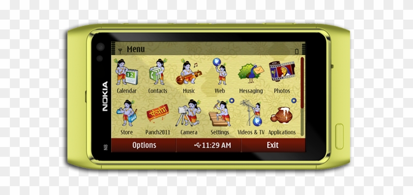 bal krishna menu nokia n8 hd png download 604x604 1625349 pinpng pinpng