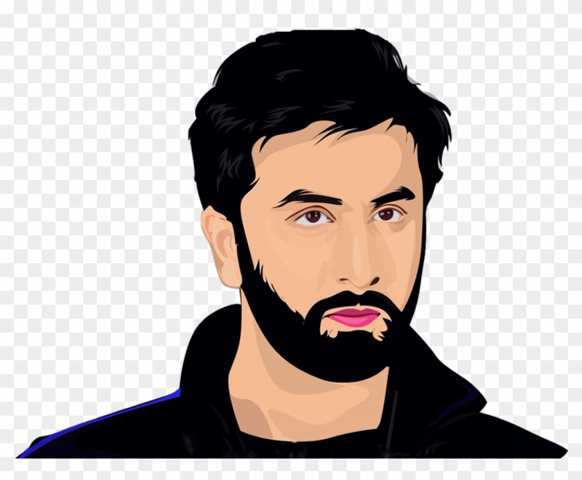 Ranbir Kapoor - Ranbir Kapoor Cartoon Sketch, HD Png Download ...