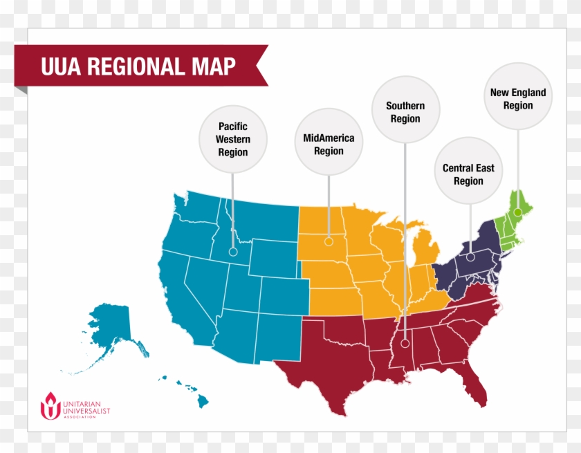 Printable Map Of The West Region Of The United States - Western New ...