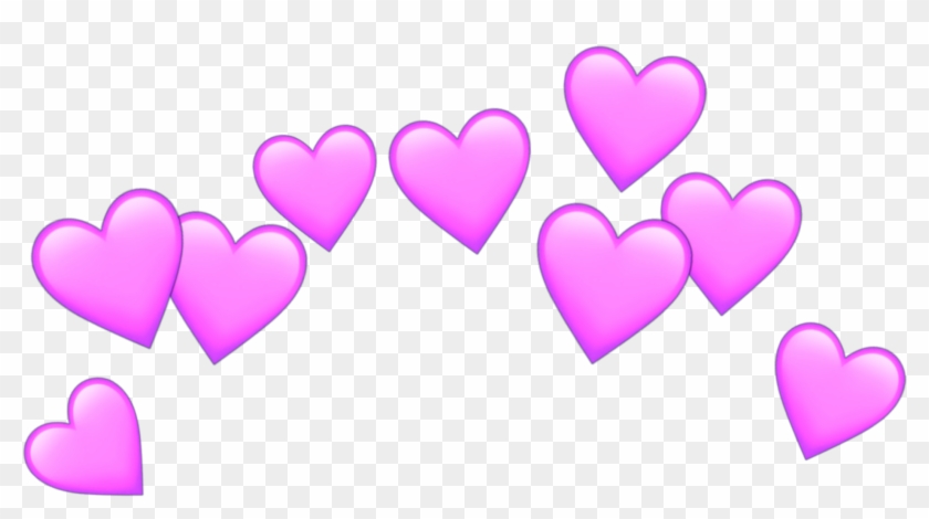 Heart Hearts Crown Tumblr Emoji Emojis Png Heart Crown - Heart ...