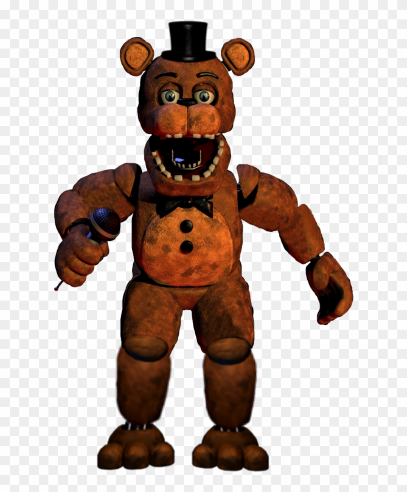 Unwithered Freddy By Sammy2005 Fnaf 2 Unwithered Freddy Hd Png Download 621x935 1718565 