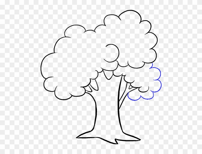 Tree Drawings - Tree Cartoon Black And White Png, Transparent Png ...