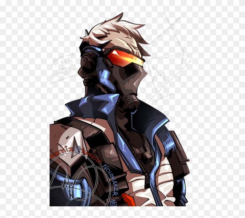 Odds Paranoia Art - Soldier 76 Overwatch Fanart, HD Png Download ...