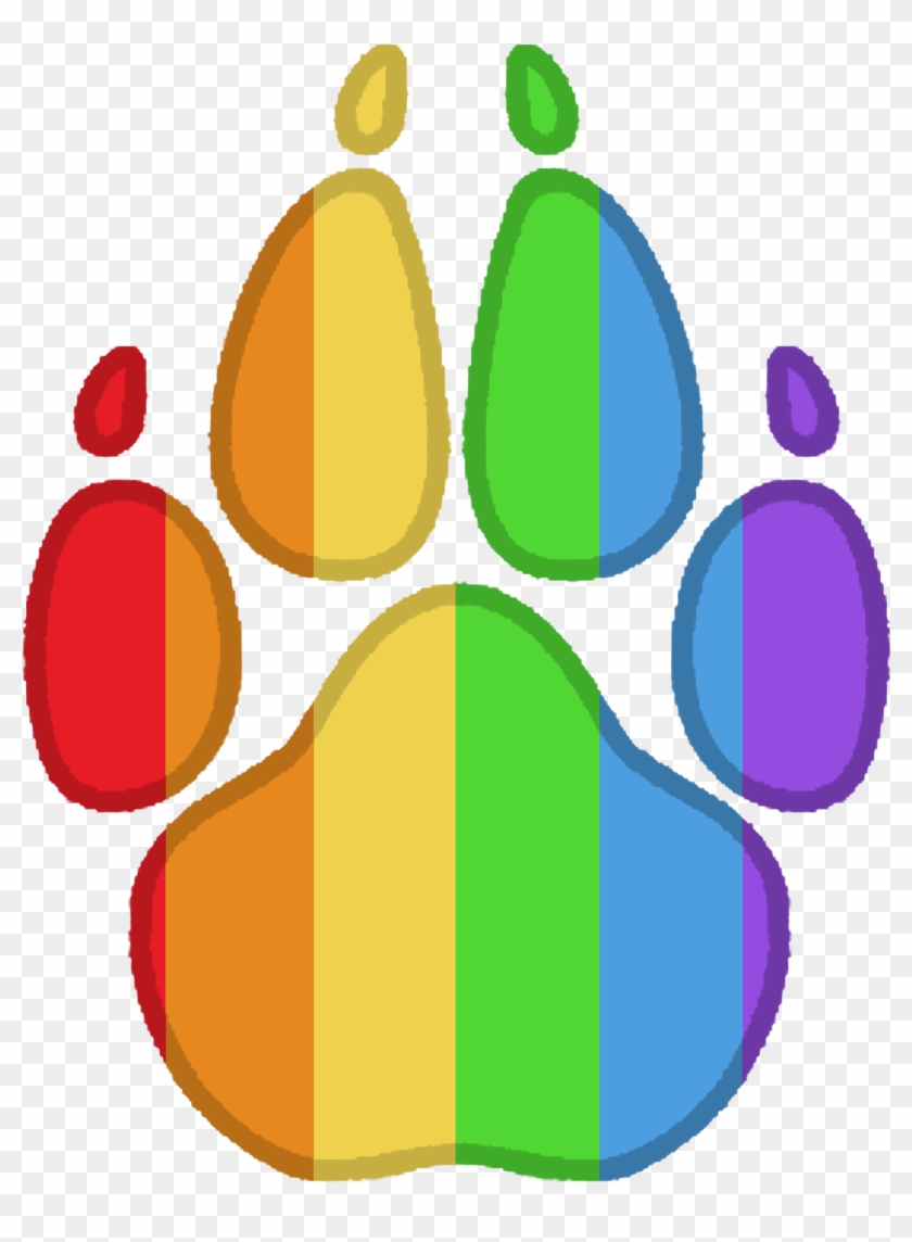 1 Paw Gay - Paw Pride, HD Png Download - 2200x2919 (#1792132) - PinPng