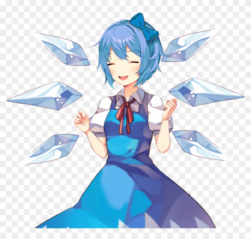 Free: Anime Cirno Chibi Meme, Anime transparent background PNG clipart 