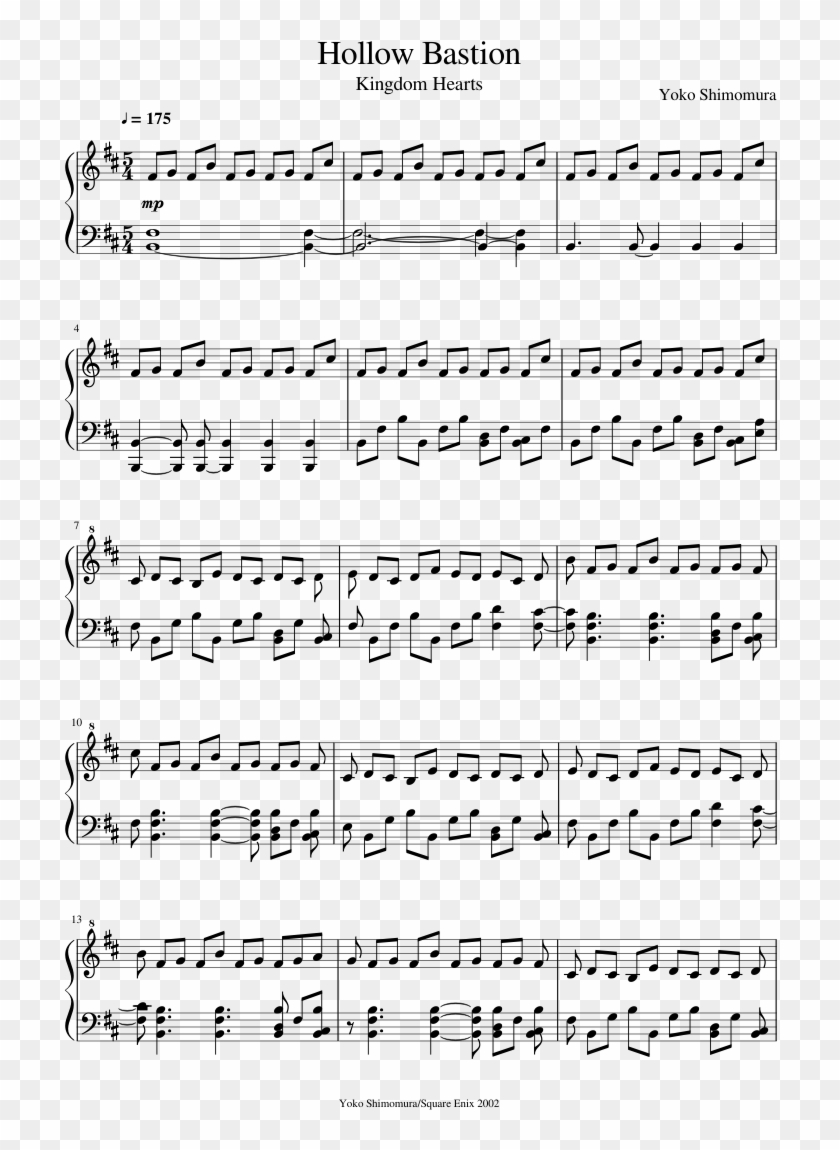 Hollow Bastion Field Theme - Binks Sake Violin Sheet Music, HD Png ...