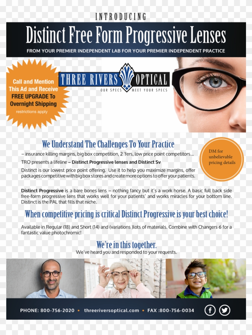 Three Rivers Optical - Flyer, HD Png Download - 928x1200 (#1833106 ...