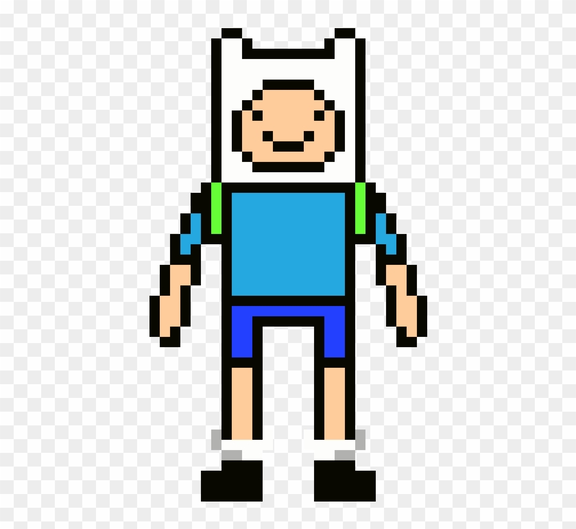 Finn - Finn Pixel Art, HD Png Download - 465x720 (#1877101) - PinPng