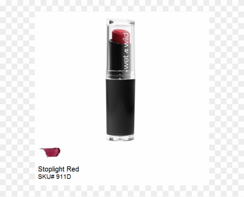 Wet N Wild, Lip Color Stoplight Red, 911d, HD Png Download - 600x800 ...