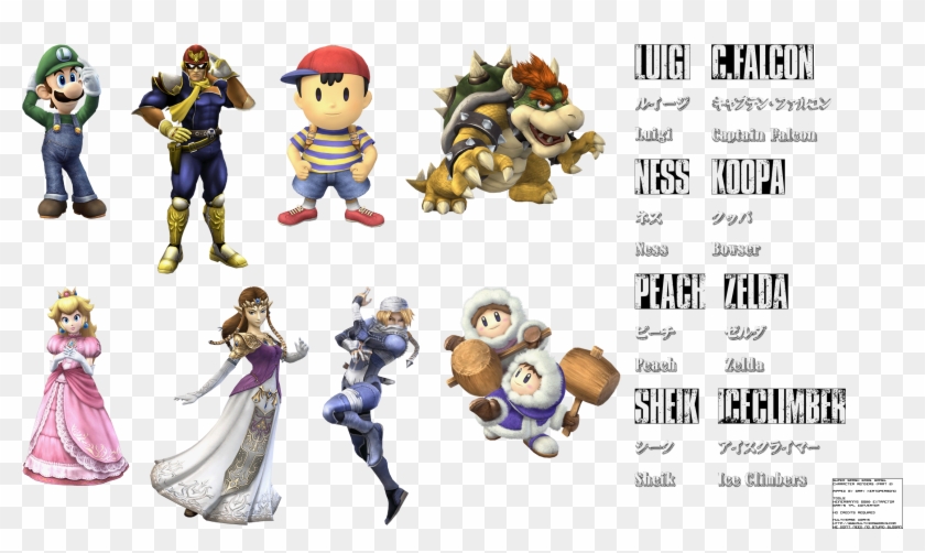 Super Smash Bros Brawl Renders Character Renders Download, HD Png ...