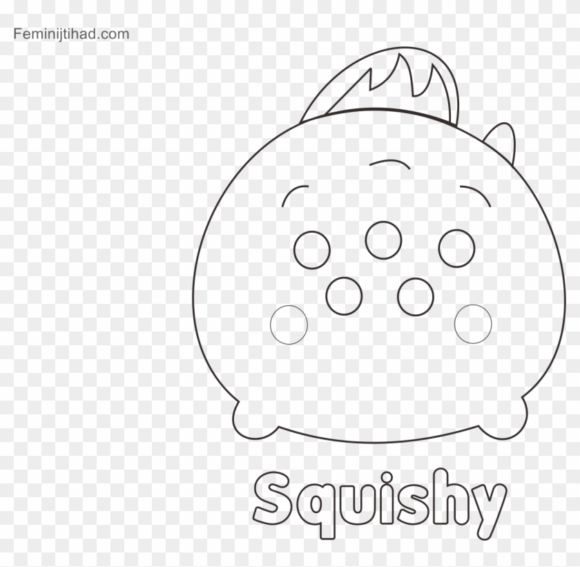 Coloring Pages For Kids Squishies With 59 Tsum Tsum Hd Png