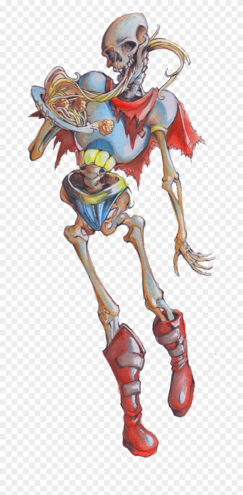 Papyrus Fun Undertale Fanart From Josefine Overbeck Realistic Sans And Papyrus Hd Png Download 946x19 Pinpng