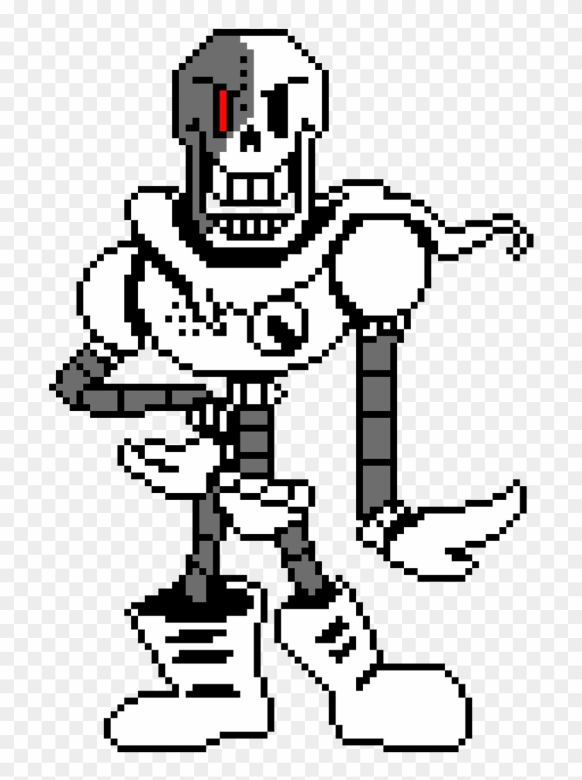 758 X 1053 2 Undertale Papyrus Battle Sprite Hd Png Download 758x1053 Pinpng