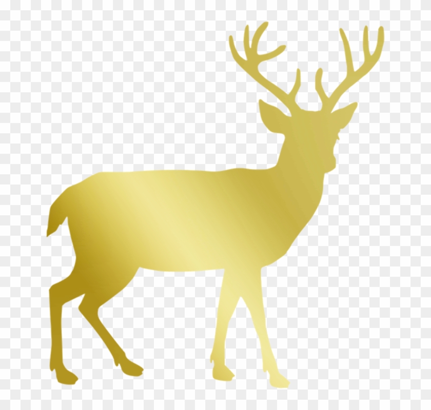 gold reindeer antlers