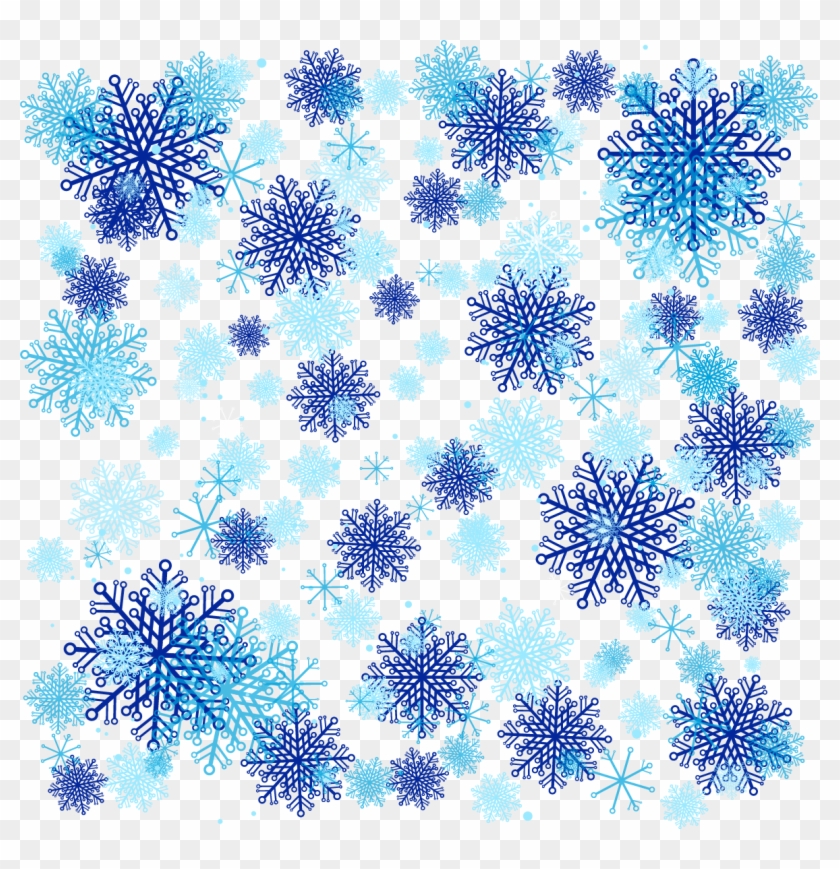 Blue Snowflake Background, HD Png Download - 1186x1171 (#27649) - PinPng