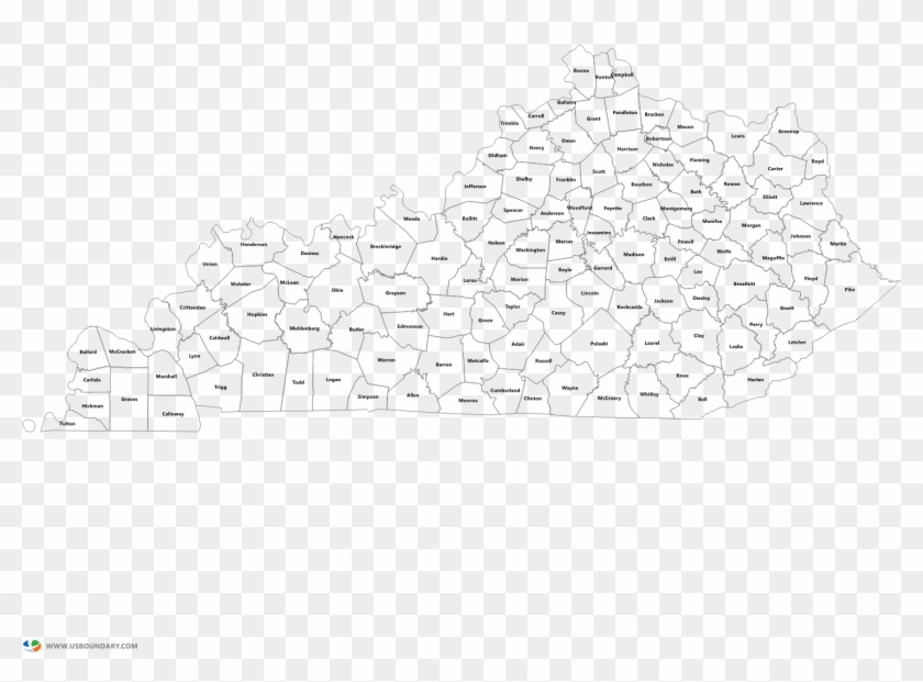 Kentucky Counties Outline Map Line Art HD Png Download 1584x1123   20 204011 Kentucky Counties Outline Map Line Art Hd Png 