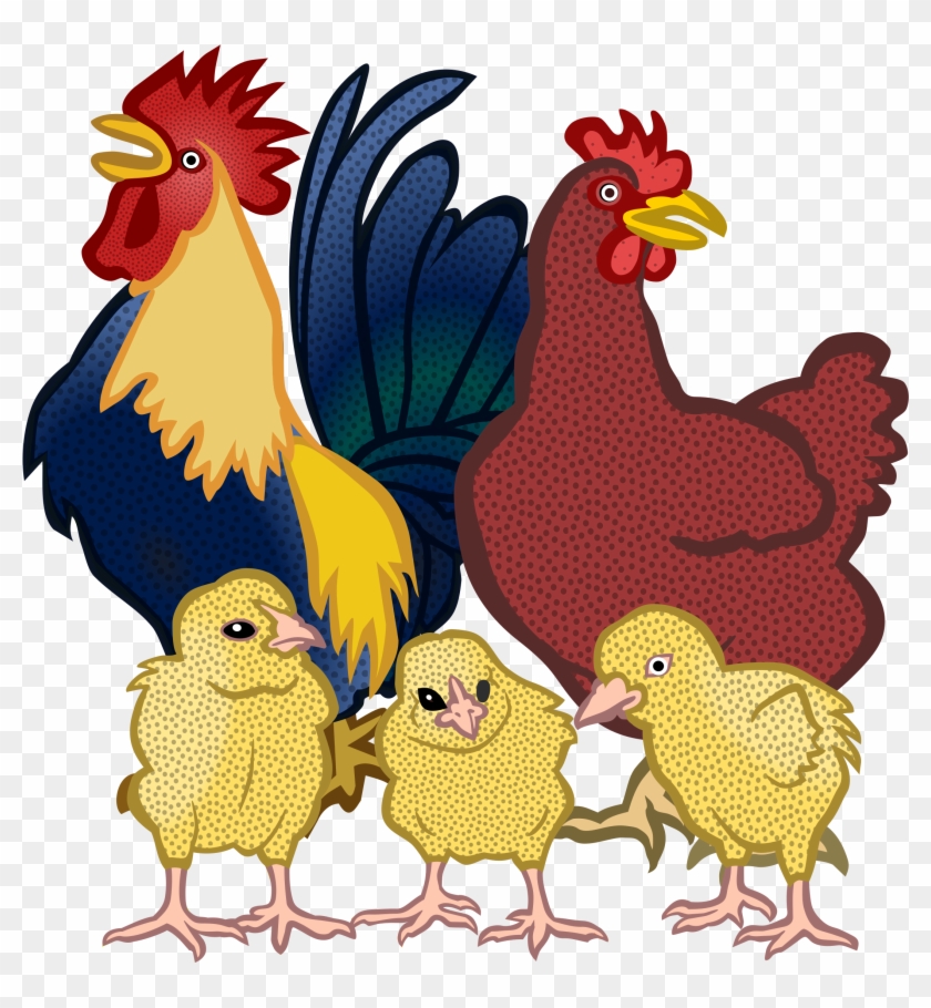 Clipart Chicken Real 4 - Clipart Image Of Chickens, HD Png Download ...