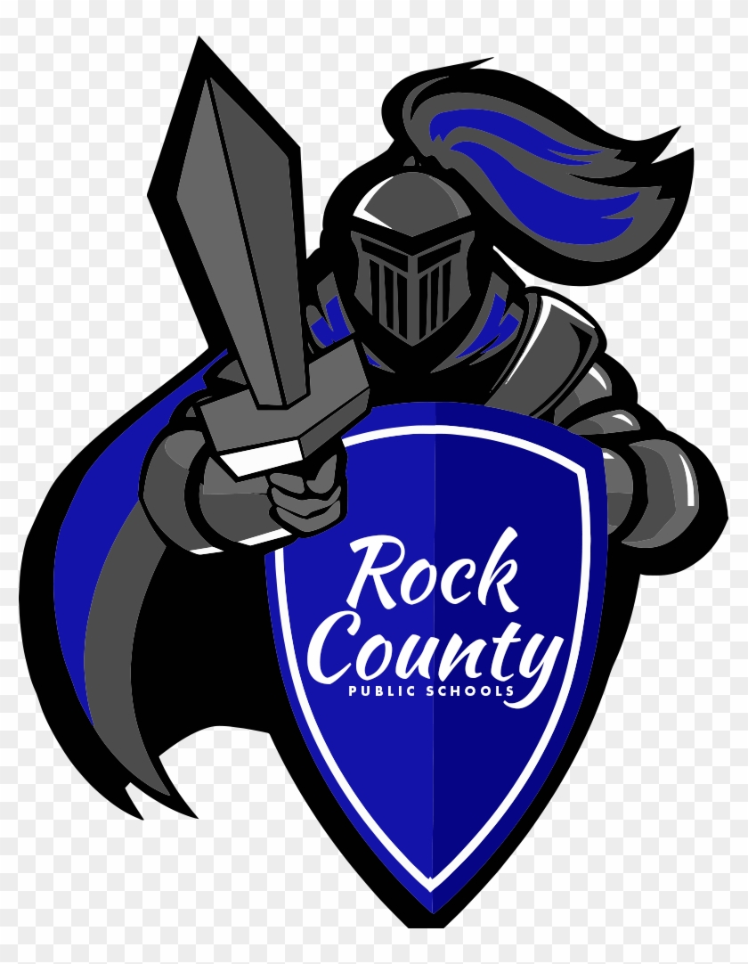 Rock County Public Schools Home Of The Knights - Emblem, Hd Png 