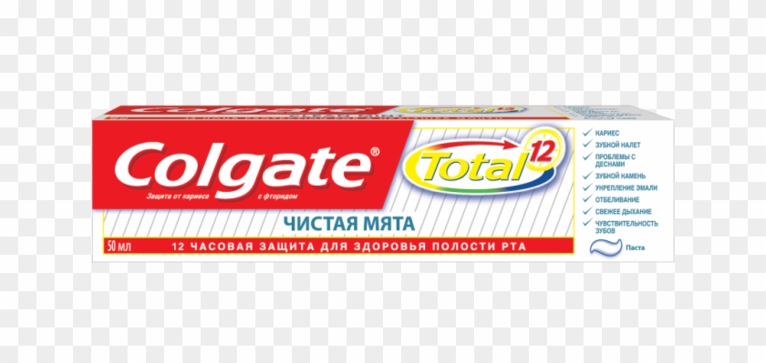 Toothpaste Png - Зубная Паста Колгейт Тотал, Transparent Png - 1024x438 