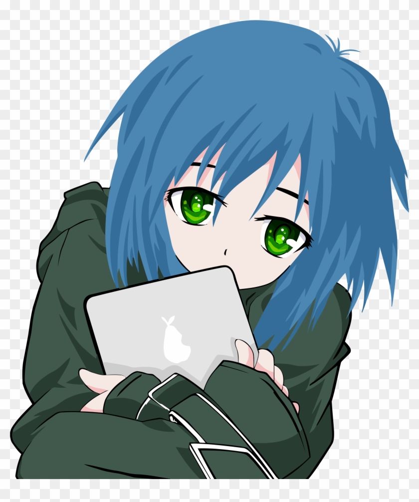 This Free Icons Png Design Of Girl With A Tablet Cute Anime Girl Vector Transparent Png 27x2332 356 Pinpng