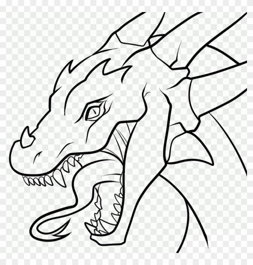 Dragon Head Coloring Page 4 By Charlotte - Ender Dragon Drawing Easy ...