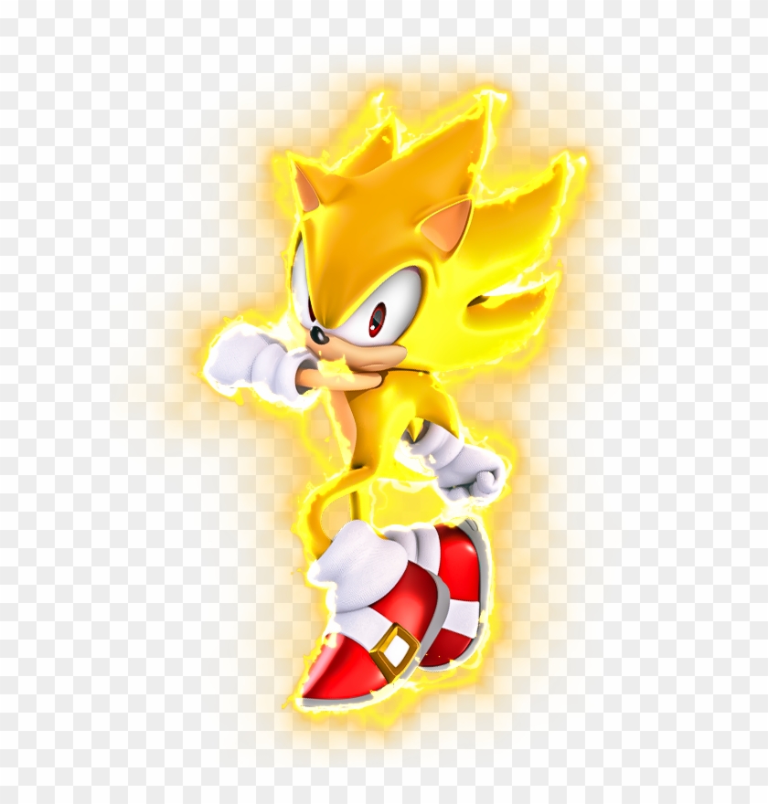 Super Sonic Blue, Super Sonic with blue aura illustration transparent  background PNG clipart