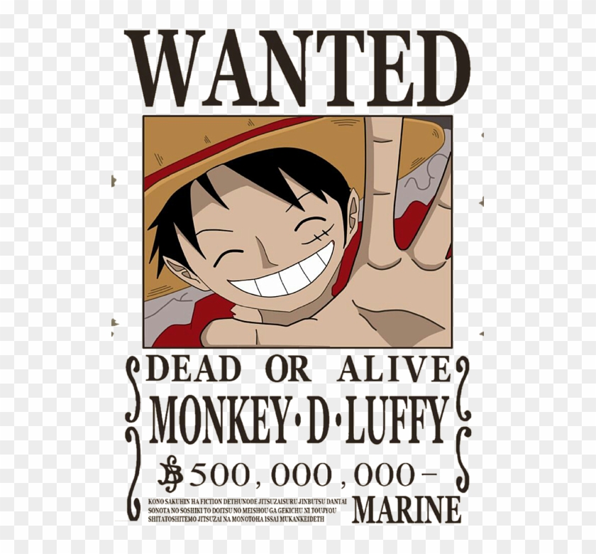 Bleed Area May Not Be Visible One Piece Wanted Posters Hd Png Download 525x700 Pinpng