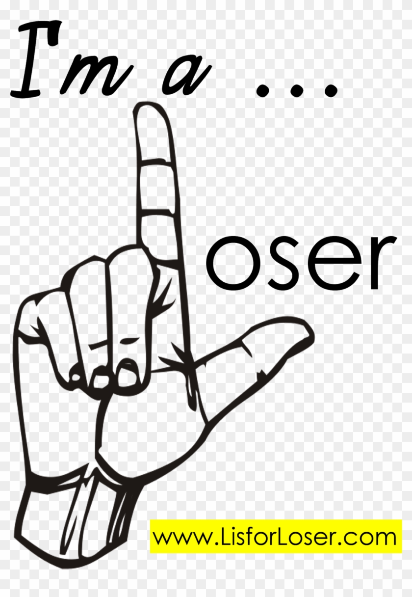 I M A Bad Loser Love You Sign Language Transparent Hd Png Download 1280x1600 Pinpng