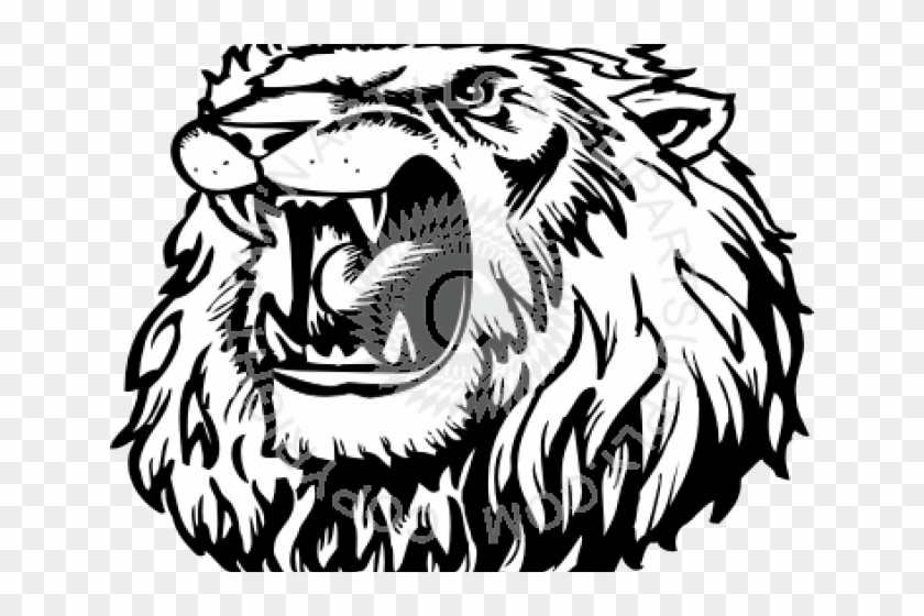 judge clipart black and white lion