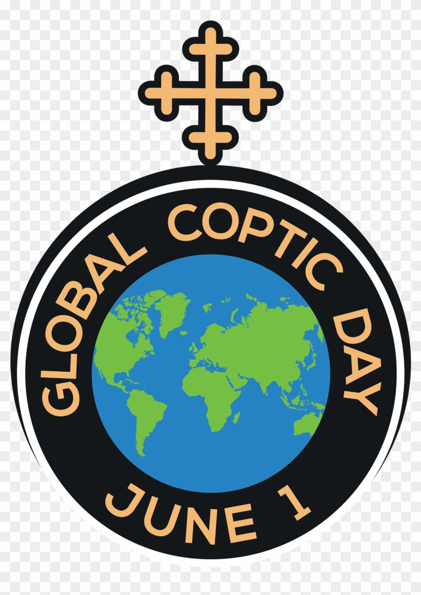 New Global Coptic Day Logo Finalized - World Map, HD Png Download ...