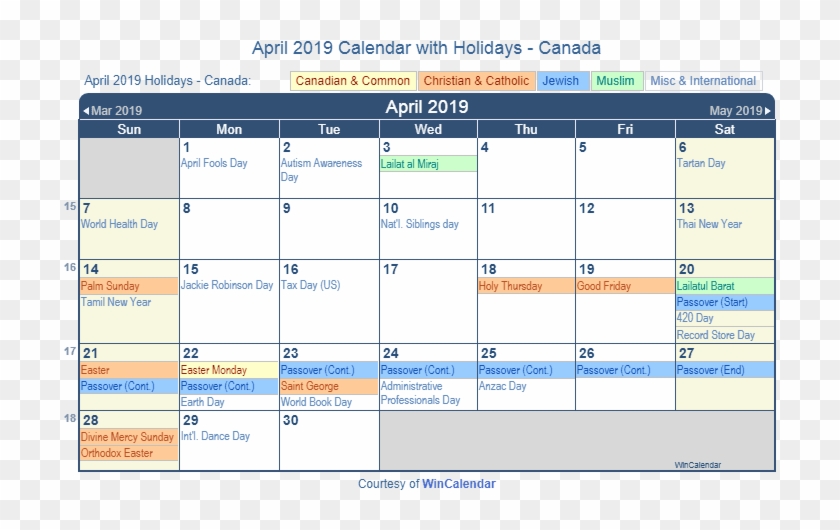 Tamil New Year 2019 Calendar With Get Free Download - Holiday April ...