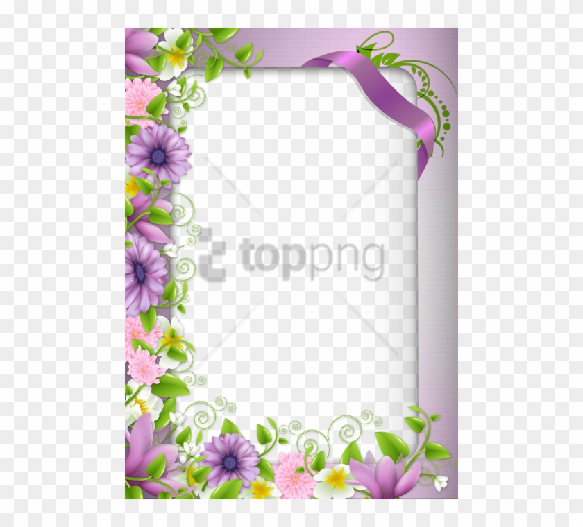 Transparent Flower Border Design Png Hd - The Design Interior