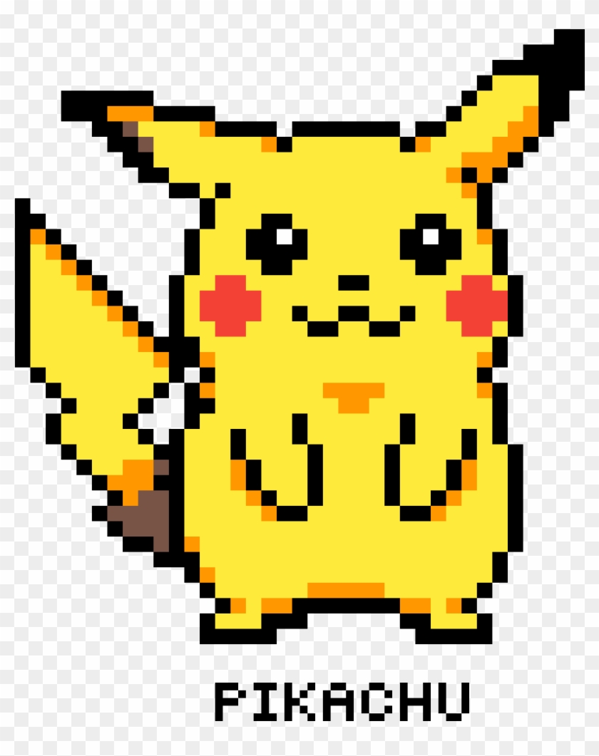 Pikachu Pixel Art Pokemon, HD Png Download , Transparent Png Image - PNGitem