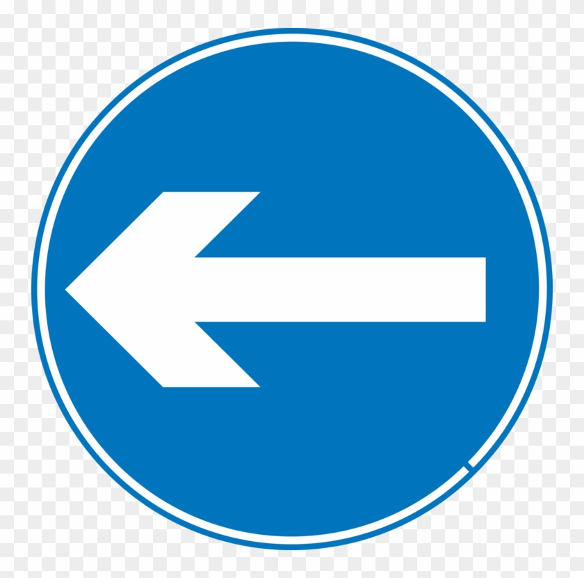 Traffic Sign The Highway Code Road - Keep Left Road Sign, HD Png ...