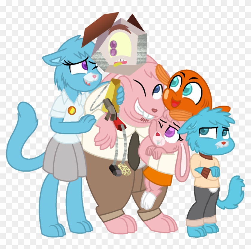 Gumball X Rob Fanfiction - Tawog Gumball And Anais, HD Png Download ...