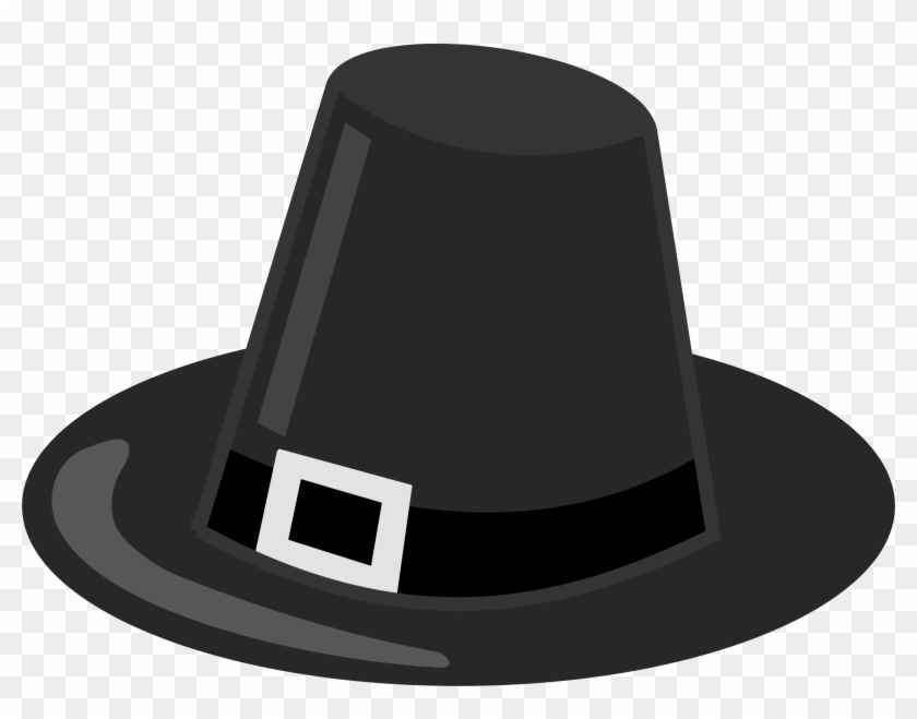 This Free Icons Png Design Of Black Hat - Pilgrim Hat Clip Art ...