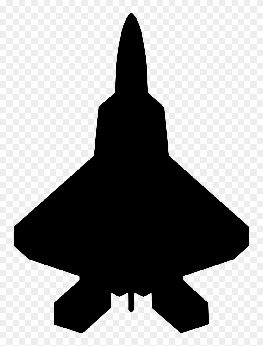 Download Png - F 22 Raptor Silhouette, Transparent Png - 751x1024 ...