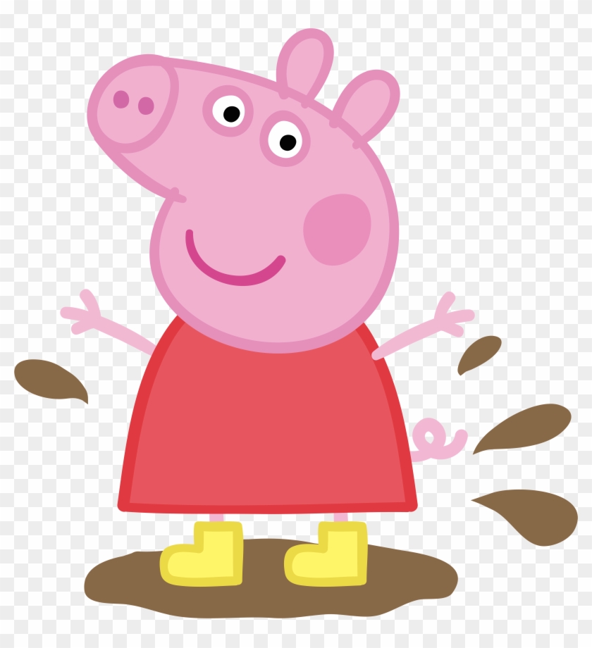 Mud Puddle Png - Peppa Pig In Puddle, Transparent Png - 572x600 ...