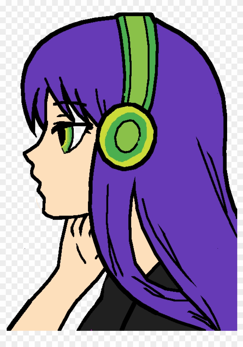 It's A Girl - Anime Girl Gamer Png, Transparent Png - 1008x1392 ...