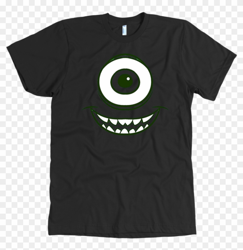 Monsters Inc Mike Wazowski T-shirt - Smiley, HD Png Download - 901x887 ...