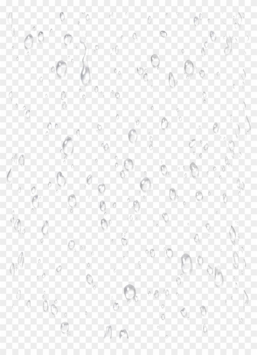 And On Droplets Drop Rain Water Glass Clipart - Handwriting, HD Png ...
