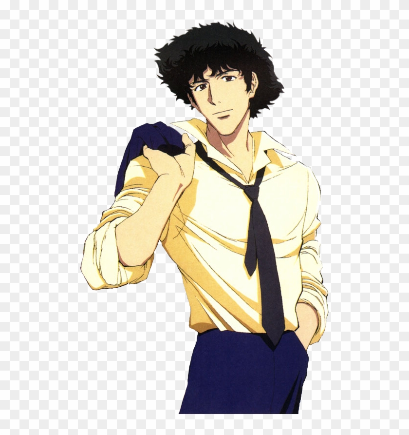 Profile - Spike Spiegel Without Jacket, HD Png Download - 620x839 ...