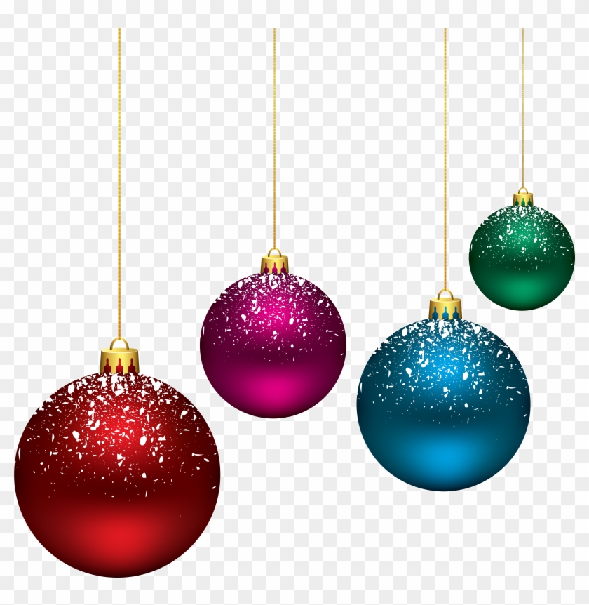 Christmas Snowy Balls Png Clip-art Image - Christmas Balls Png ...