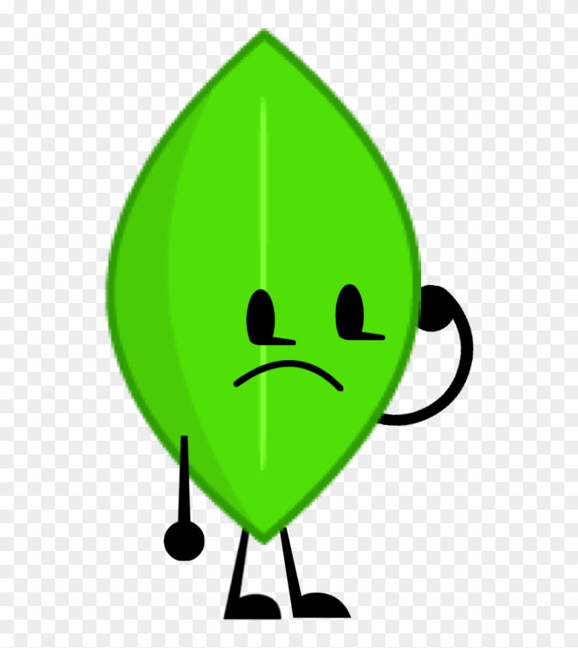 Download HD Battle For Dream Island Wiki - Bfdi Leafy Intro Transparent PNG  Image 