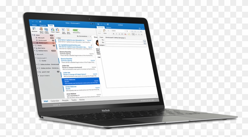 Outlook Mail Hesabına İmza Nasıl Eklenir, HD Png Download - 986x501 ...