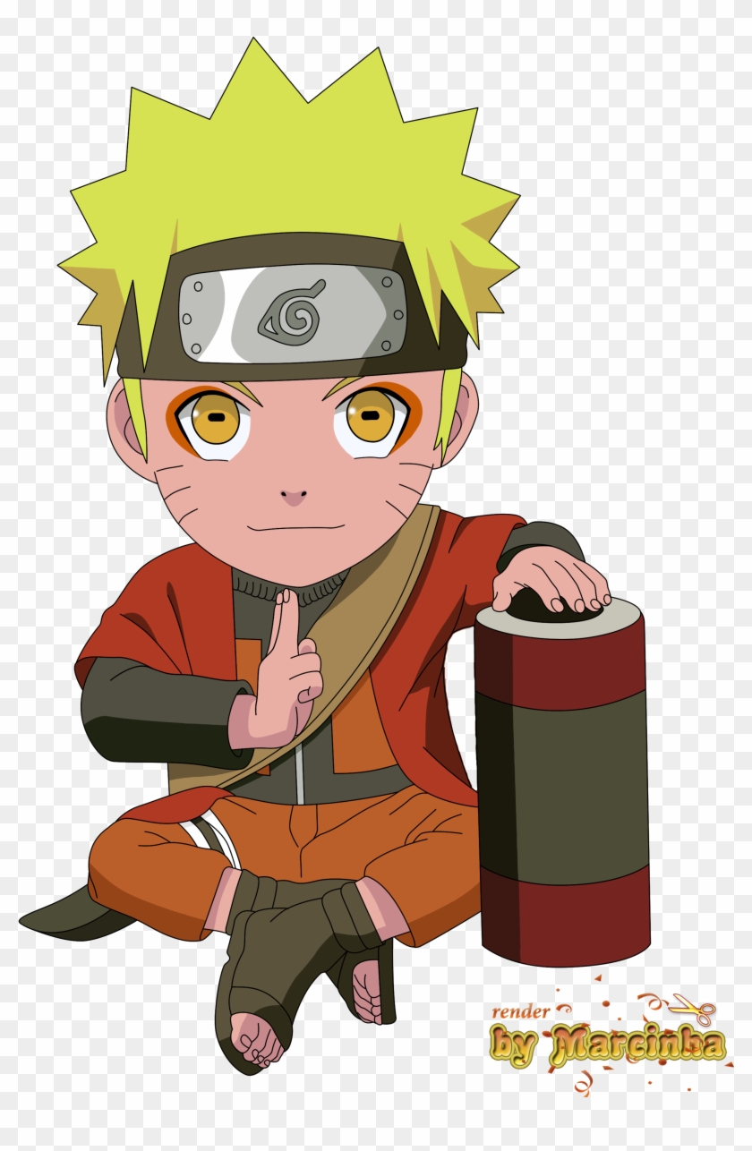 Add Fun to Your Day with a Free Funny Chibi Naruto Sticker