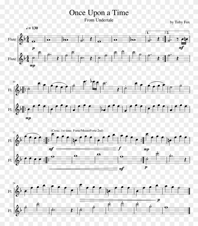 Undertale - Sheet Music London Bridge Is Falling Down, HD Png Download ...